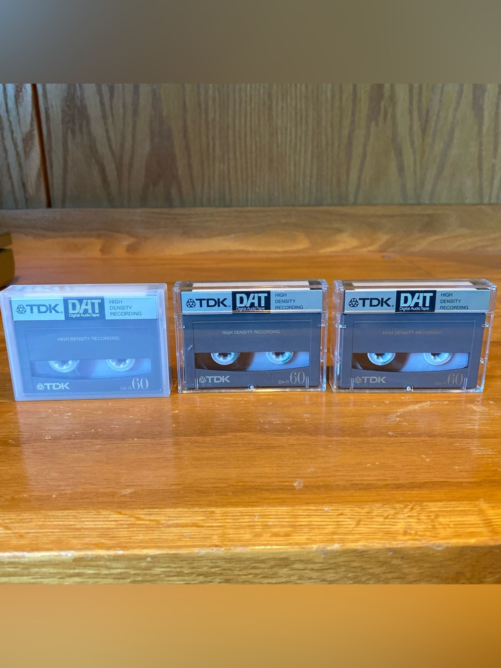 TDK DA-R 60 Digital Audio Tape DAT Lot of 3 Open